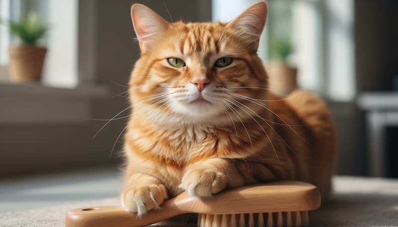 猫が自信ありそうな顔をしている